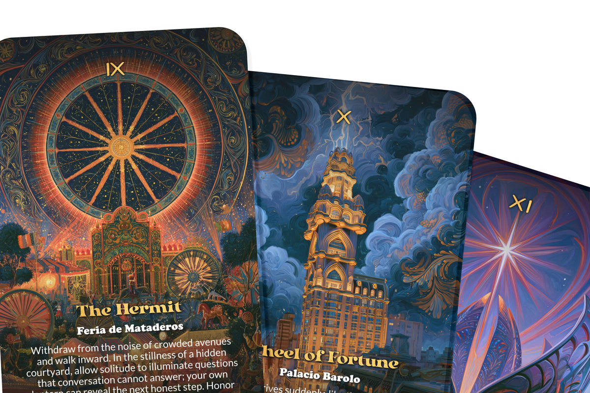The Tarot of Buenos Aires – A Tango Spirit Tarot Deck – 22 Tarot Cards – Passion, Rhythm, and Argentine Soul