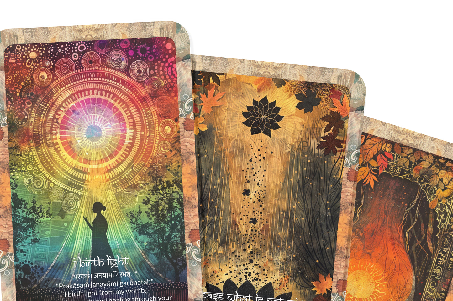 Womb Mantra – A Creative Portal Oracle Deck – 22 Oracle Cards – The Sacred Origin of All Life