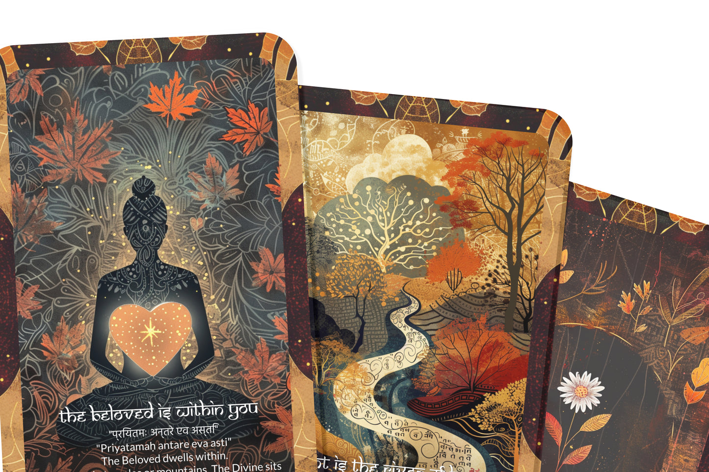 Bhakti Mantra – A Devotional Heart Oracle Deck – 22 Oracle Cards – The Path of Love and Surrender