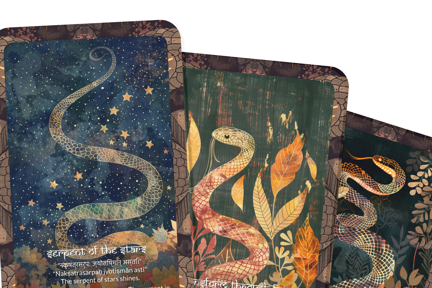 Snake Serpent Mantra – A Kundalini Awakening Oracle Deck – 22 Oracle Cards – Transformation Through Sacred Power
