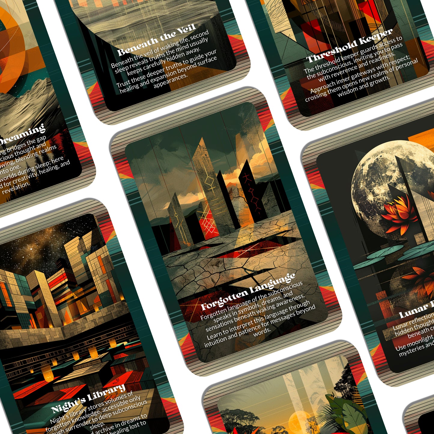 Second Sleep – A Subconscious Depth Oracle Deck – 22 Oracle Cards – What Awaits in the Quiet Return