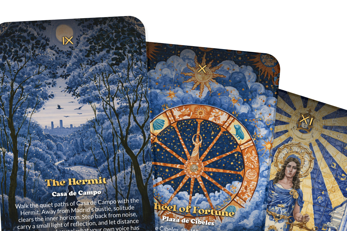 The Tarot of Madrid – A Spanish Spirit Tarot Deck – 22 Tarot Cards – Royal Heritage, Art, and Passion