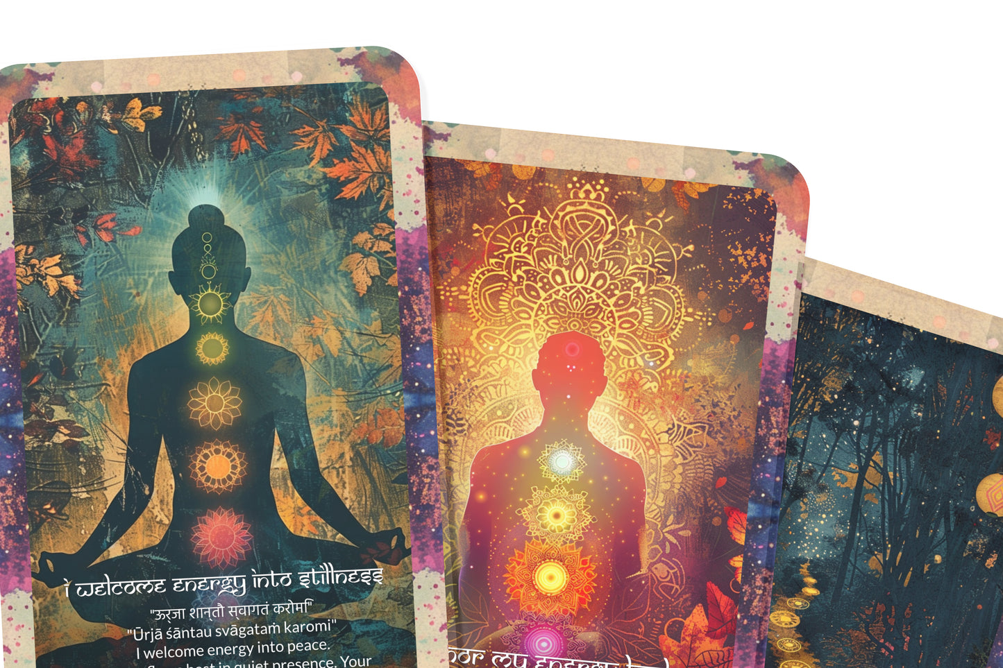 Chakra Mantra – An Energy Center Oracle Deck – 22 Oracle Cards – Aligning the Inner Rainbow