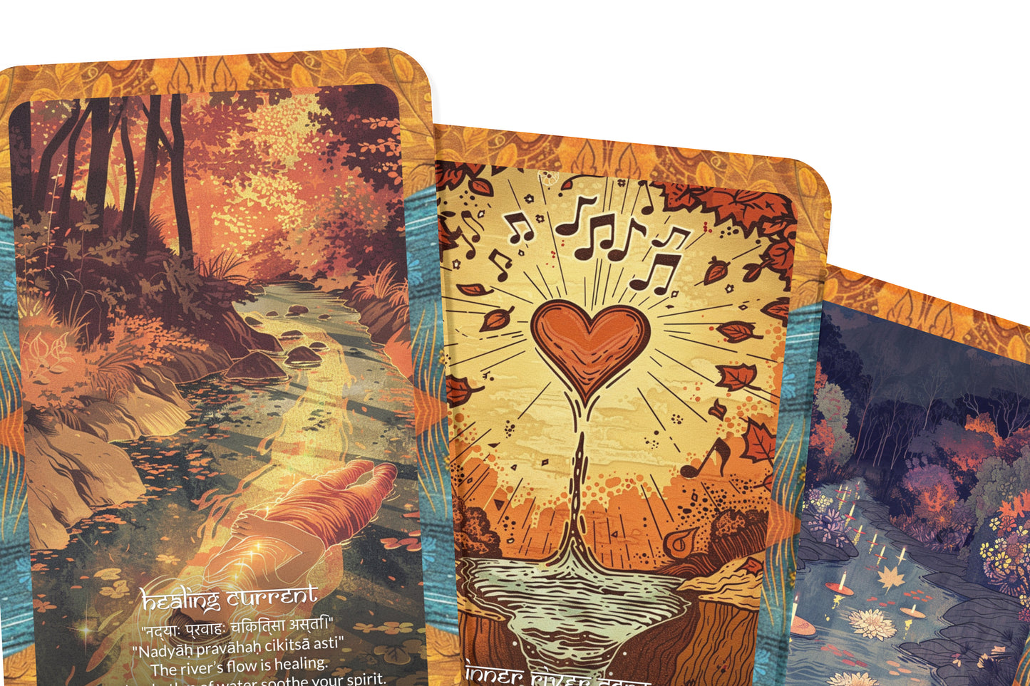 River Mantra – A Flow Oracle Deck – 22 Oracle Cards – Trusting the Current of Life