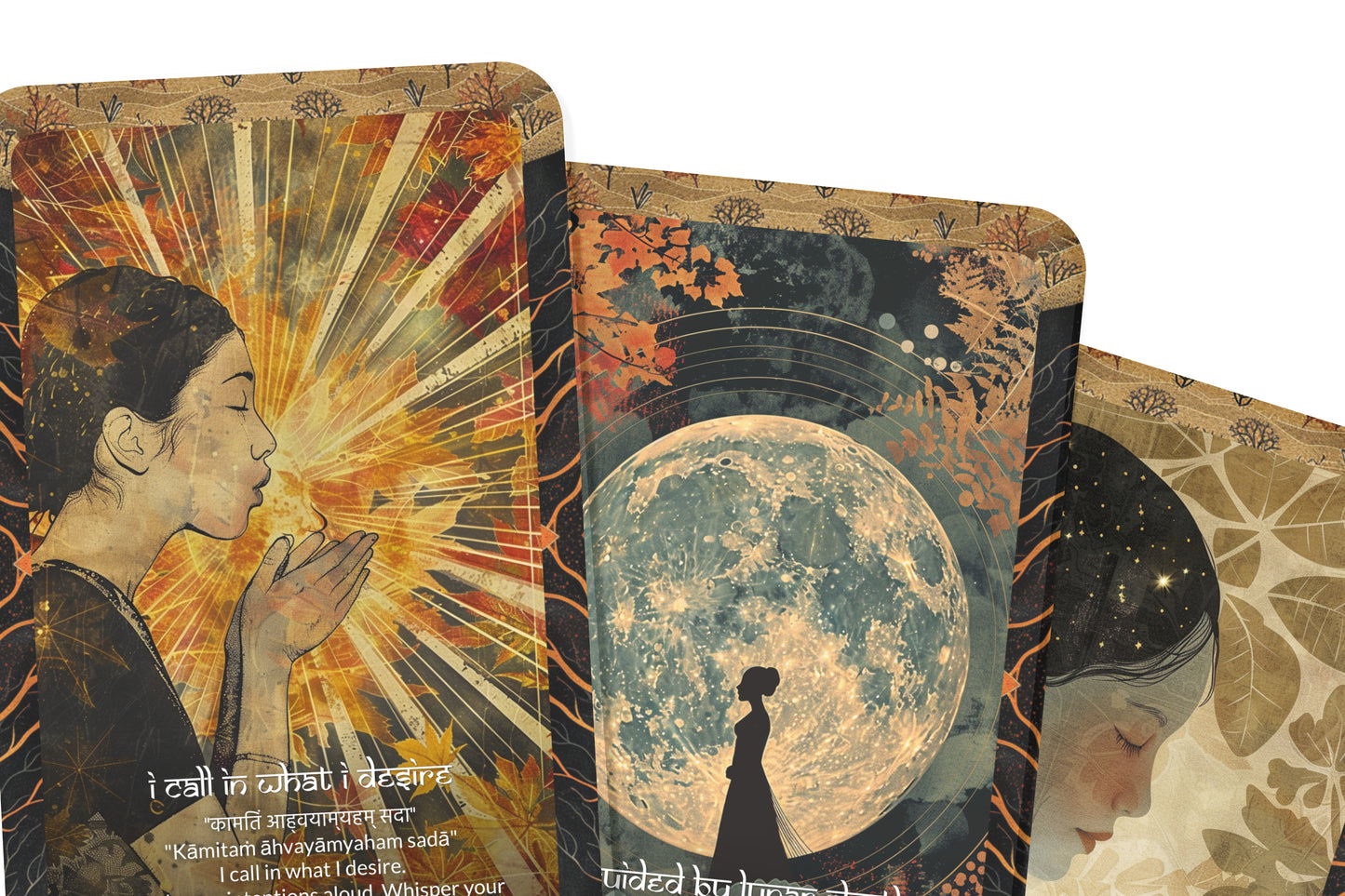 New Moon Mantra – A Seed of Intention Oracle Deck – 22 Oracle Cards – Begin Anew with the Dark Moon