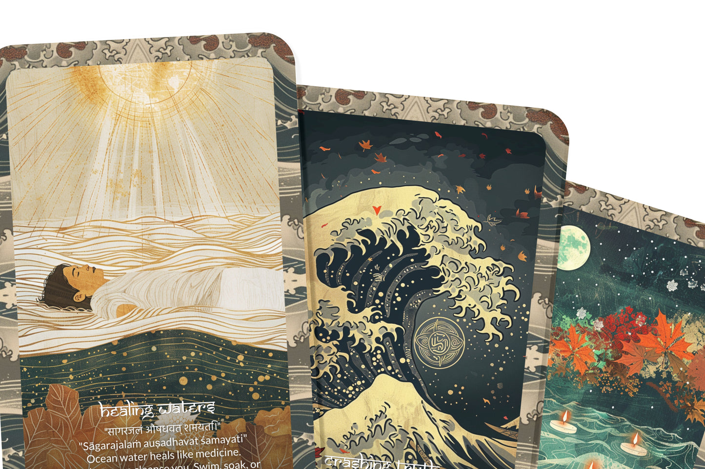 Ocean Mantra – A Flow Oracle Deck – 22 Oracle Cards – Depth, Emotion, and Surrender