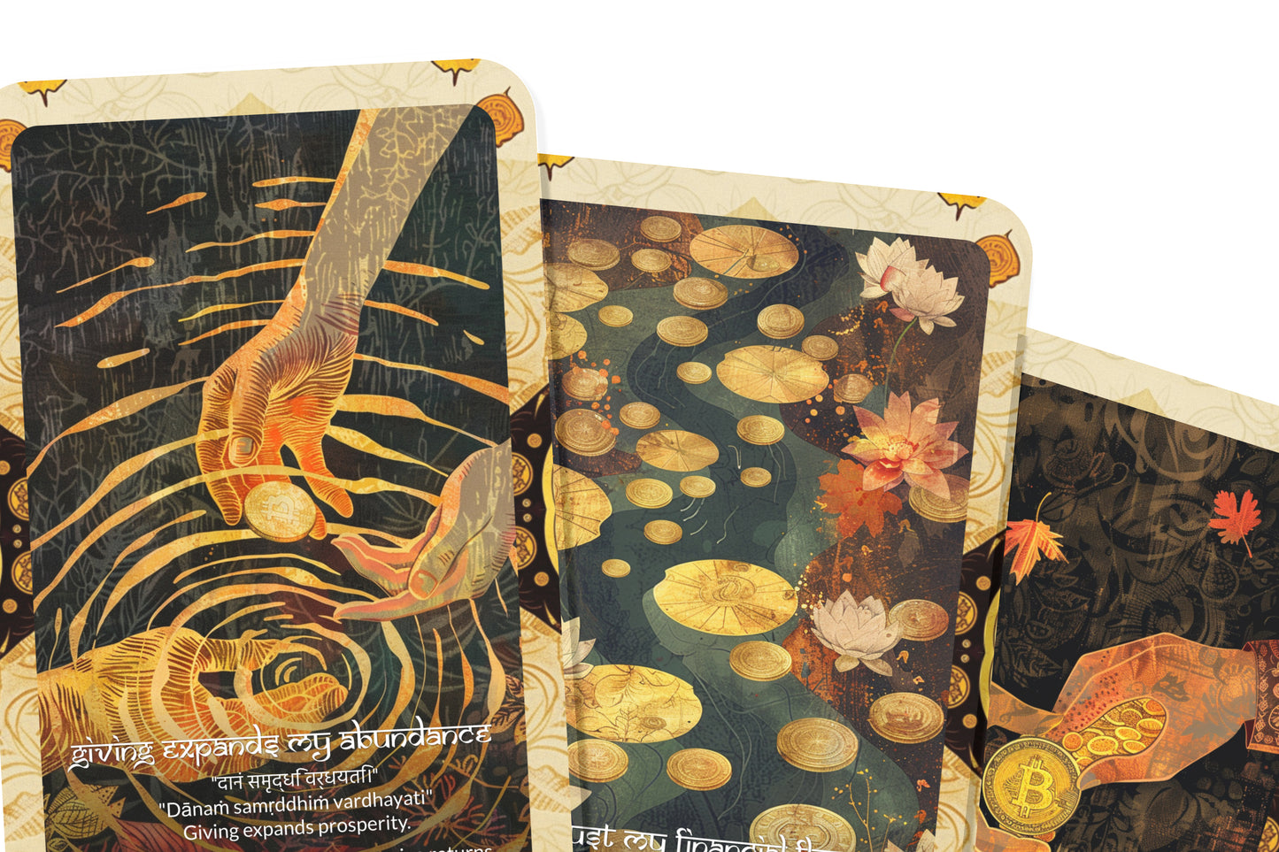 Wealth Mantra – An Abundance Oracle Deck – 22 Oracle Cards – Prosperity in All Dimensions