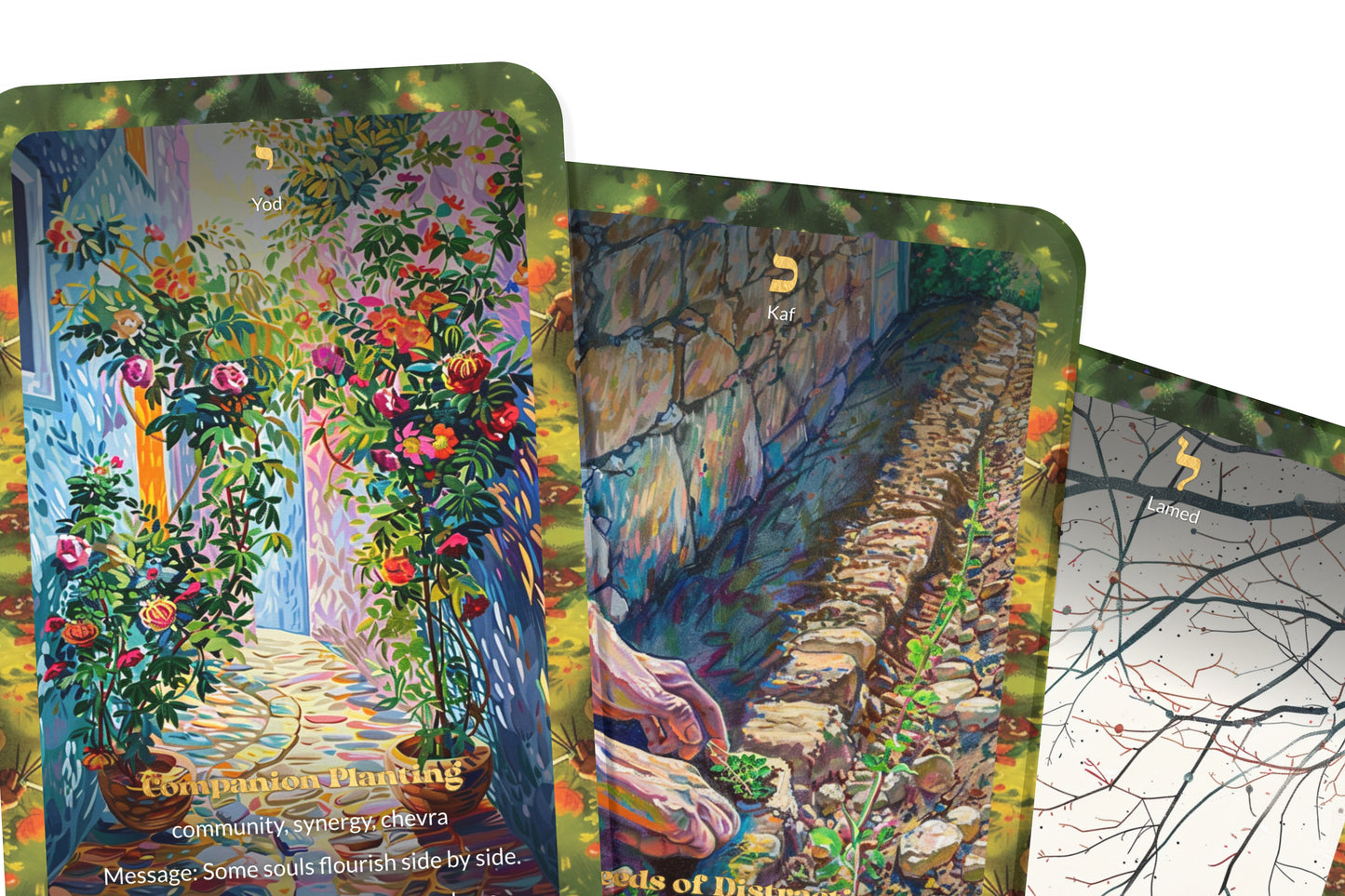 The Garden of the Souls Oracle – 22 Oracle Cards – Walk Among Living Teachings