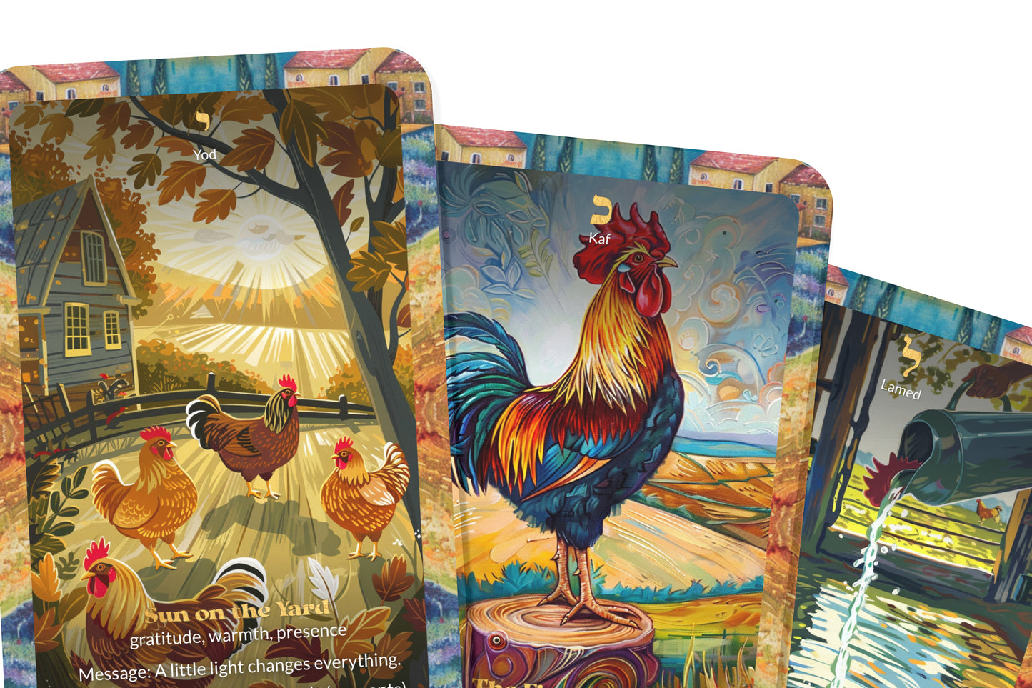 The Rooster Prince Oracle – 22 Oracle Cards – Wake the Sleeping Soul