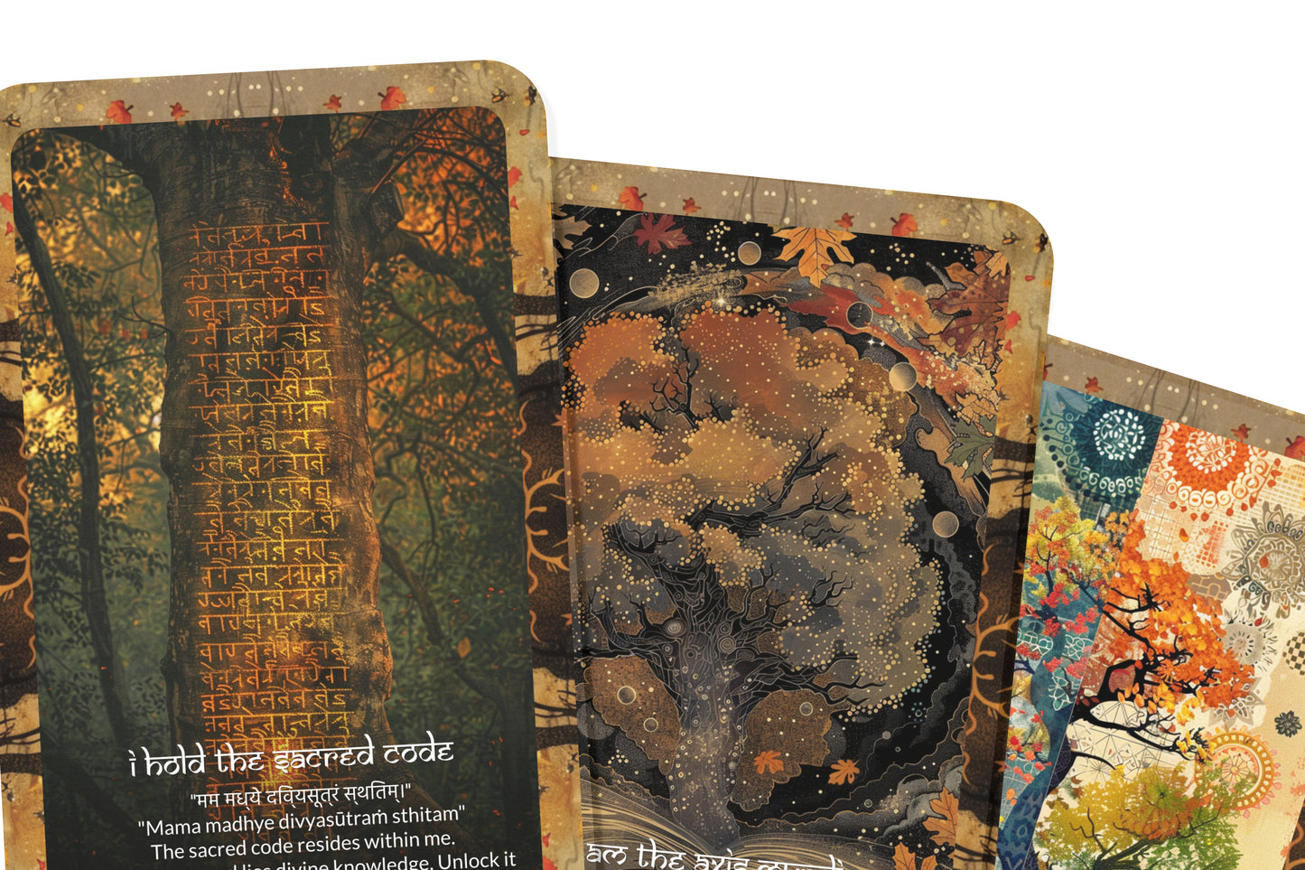 Tree of Life Mantra – A Sacred Blueprint Oracle Deck – 22 Oracle Cards – Rooted in the Cosmic Design