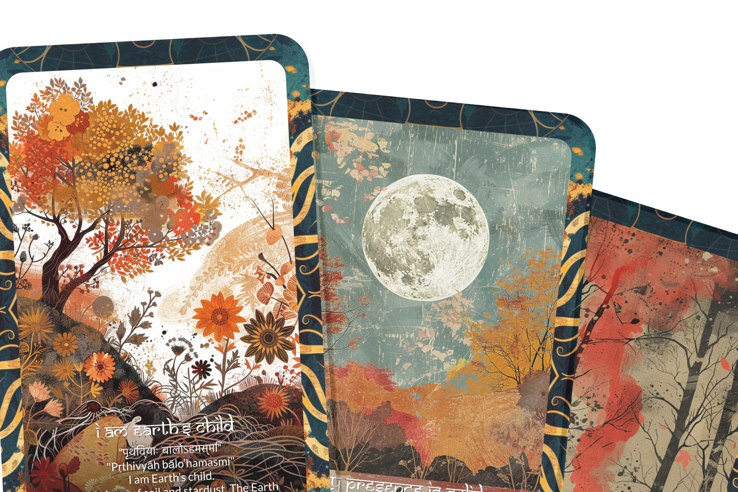 Root (Grounding) Mantra – A Stability Oracle Deck – 22 Oracle Cards – Anchoring into Earth Power