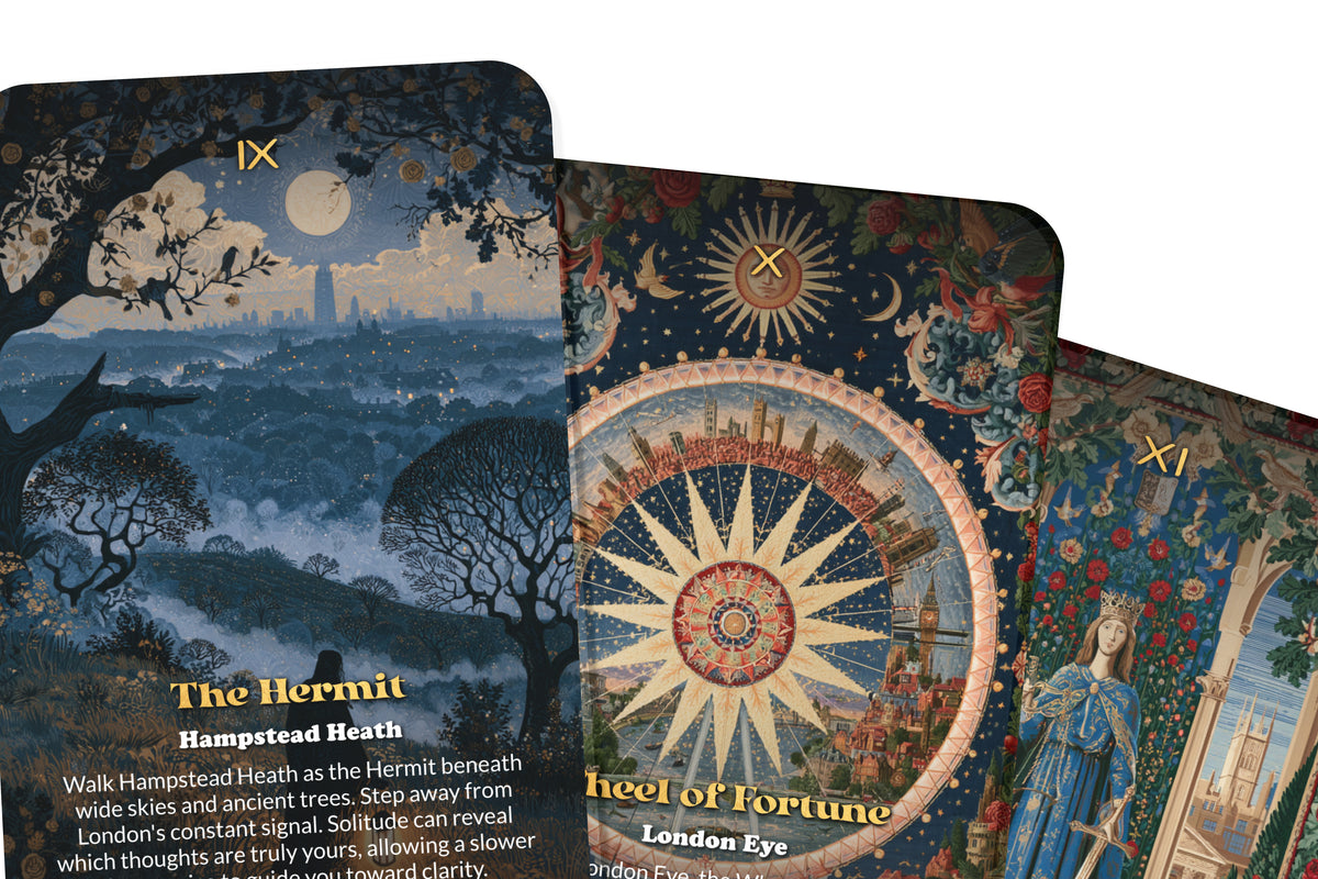 The Tarot of London – A Royal Heritage Tarot Deck – 22 Tarot Cards – Legends, Landmarks, and British Mysteries