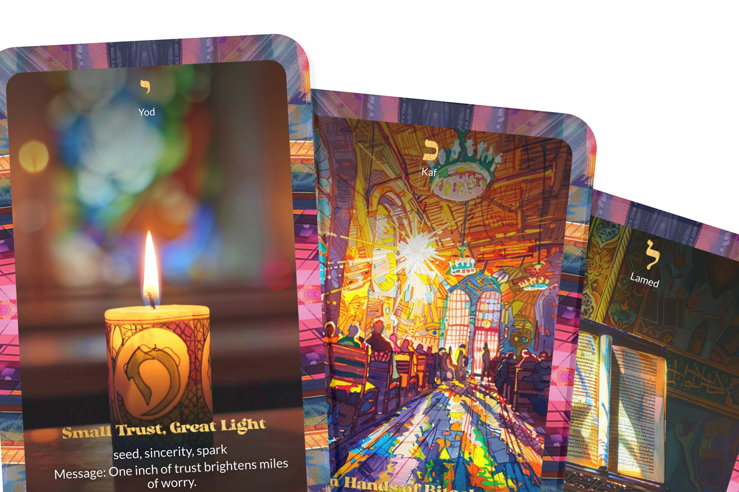 Trust Oracle – Bitachon as a Path – 22 Oracle Cards – Rest in Divine Care