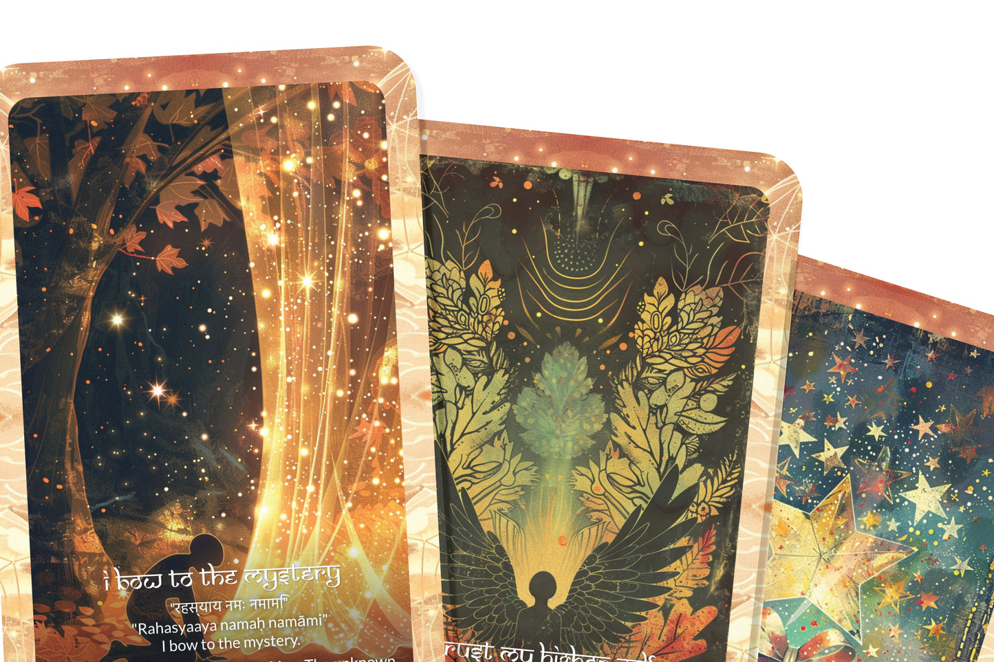 Surrender Mantra – A Trust Oracle Deck – 22 Oracle Cards – Letting Go to Receive More