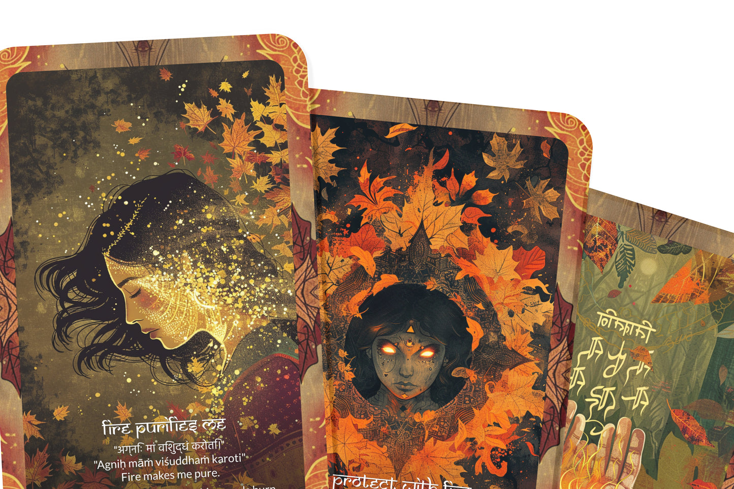 Shakti Fire Mantra – A Feminine Power Oracle Deck – 22 Oracle Cards – Igniting the Sacred Force