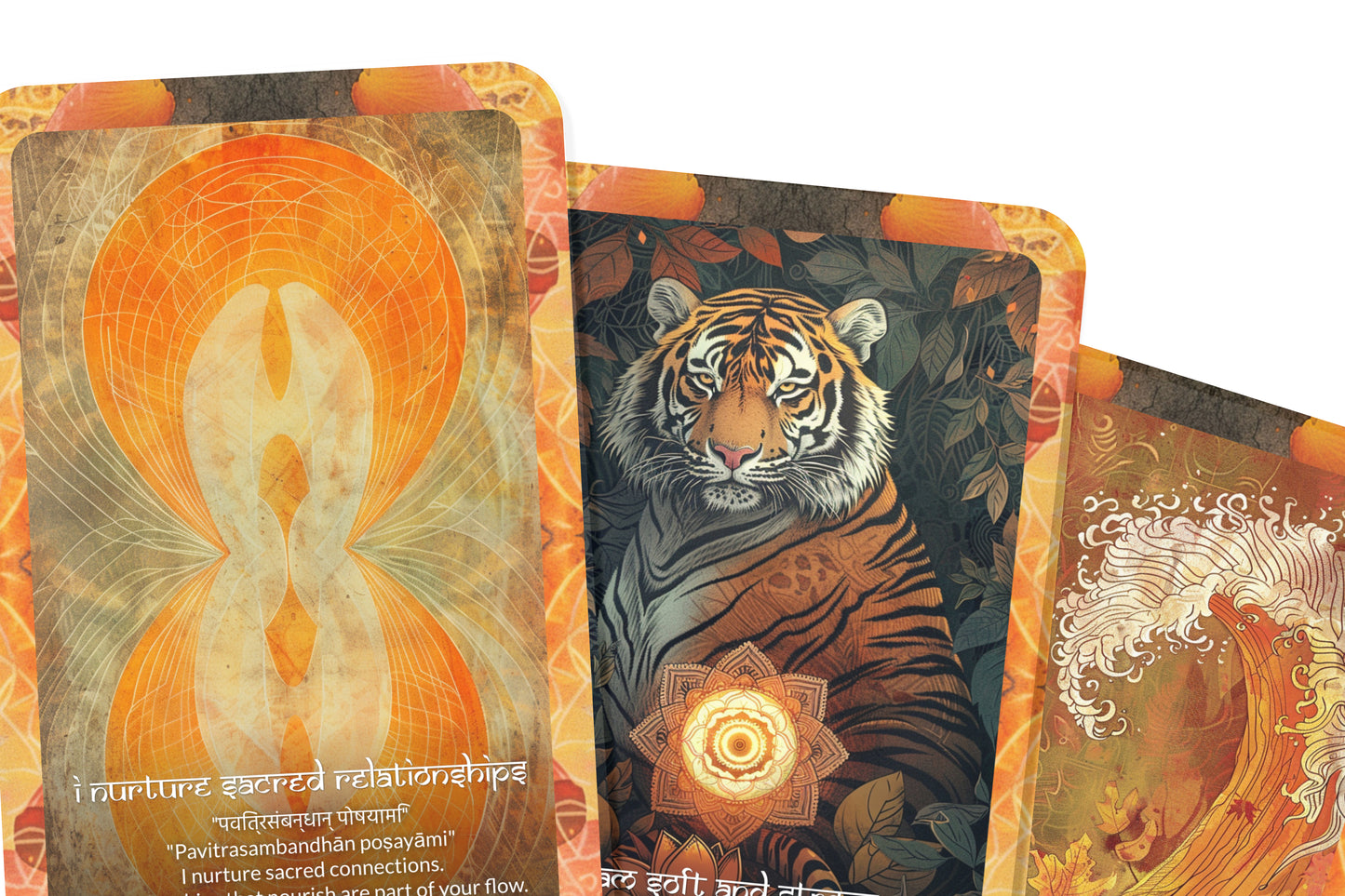 Sacral Mantra – A Creative Energy Oracle Deck – 22 Oracle Cards – Flow, Pleasure, and Passion