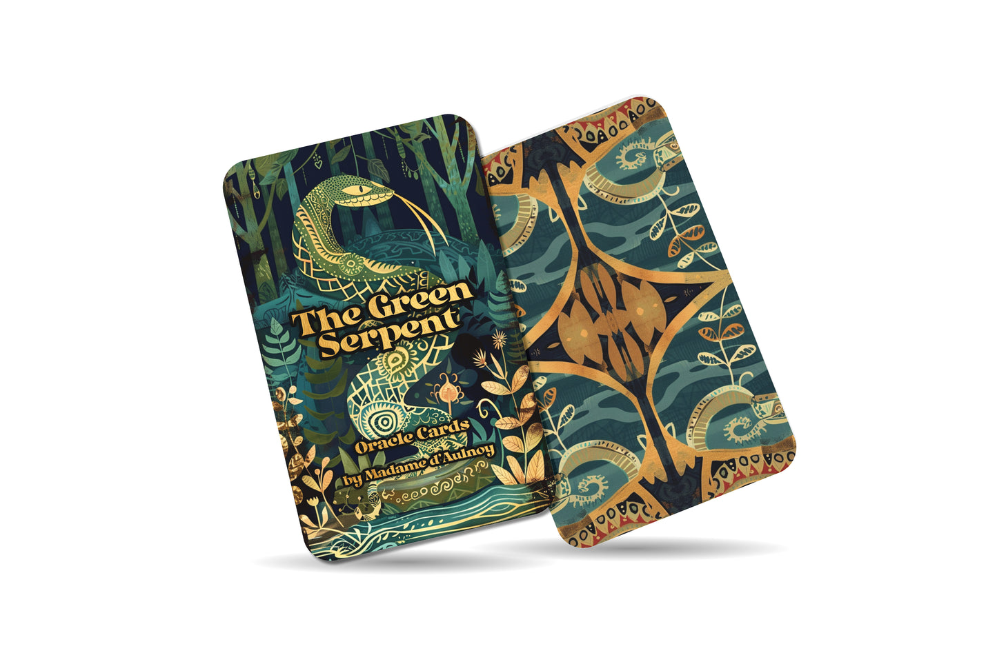 The Green Serpent - 22 Oracle Cards - Transform Through Renewal and Deep Wisdom