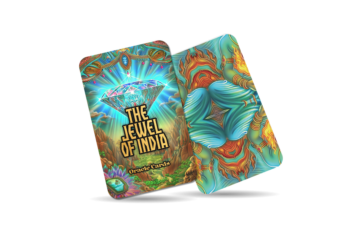 The Jewel of India – A Divine Beauty Oracle Deck – 22 Oracle Cards – Sacred Soul of Bharatvarsha
