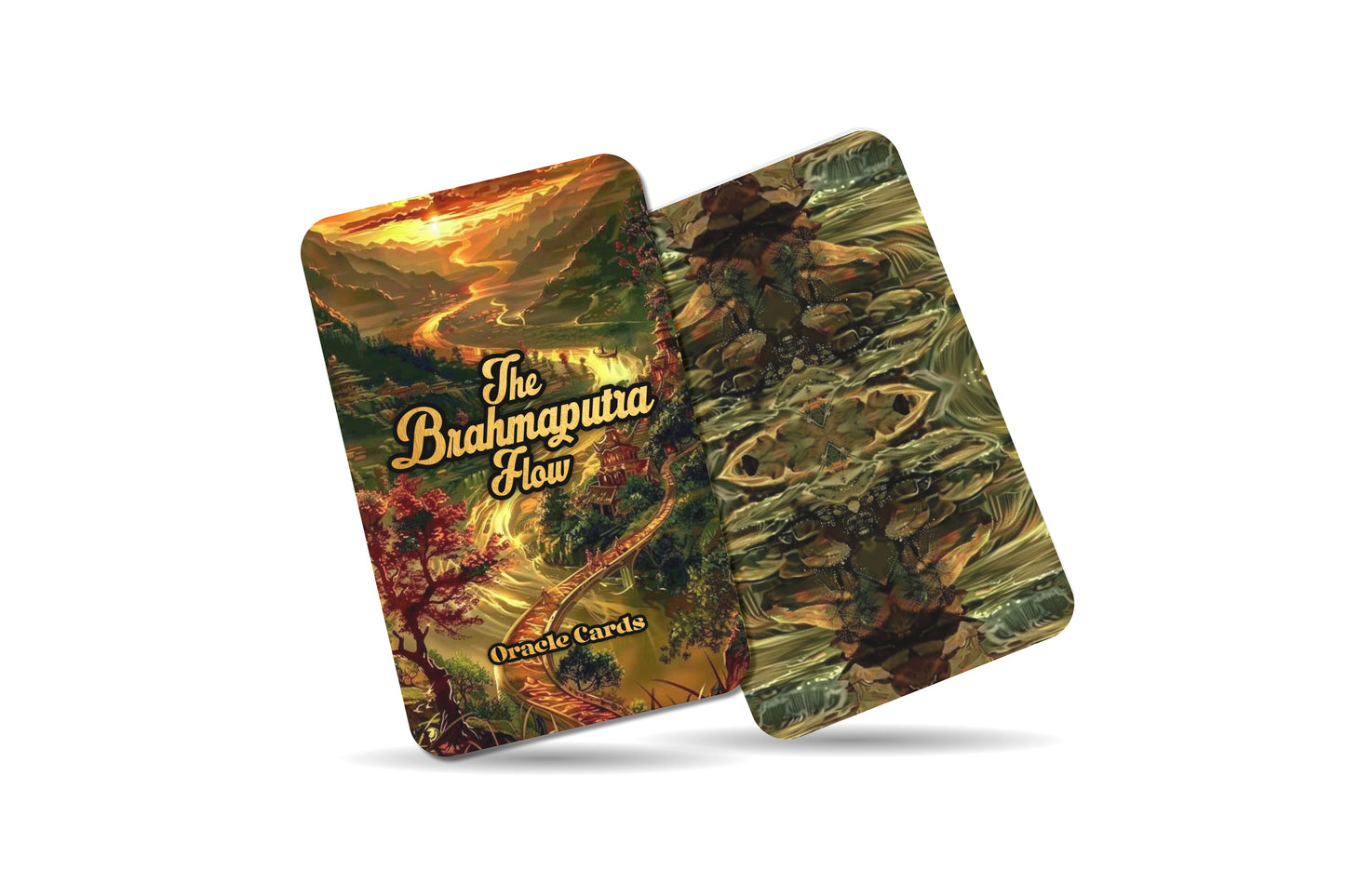 The Sacred Flow of the Brahmaputra – A River Spirit Oracle Deck – 22 Oracle Cards – Himalayan Water Wisdom