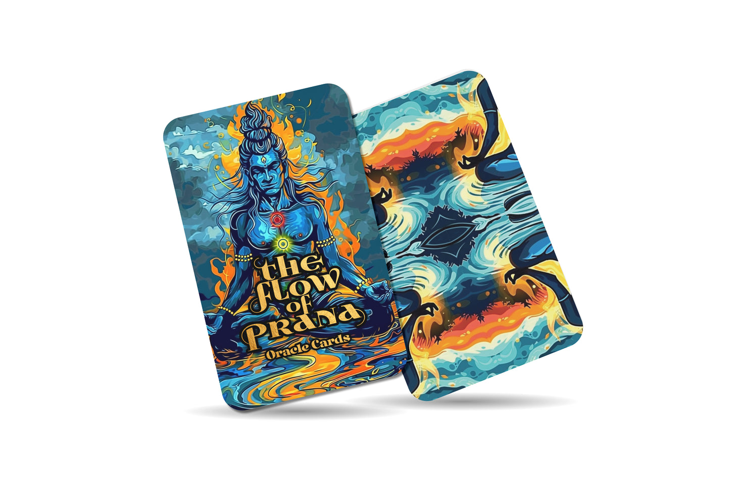 The Flow of Prana – A Life Force Oracle Deck – 22 Oracle Cards – Vital Energy Wisdom of India