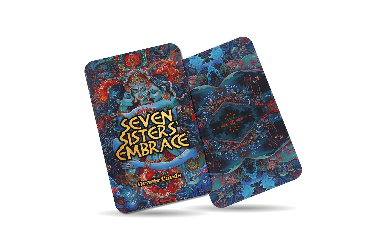Seven Sisters’ Embrace Oracle: Connect with the celestial wisdom of the Seven Sisters with this 22-card deck, guiding you on a journey of self-love and spiritual growth.