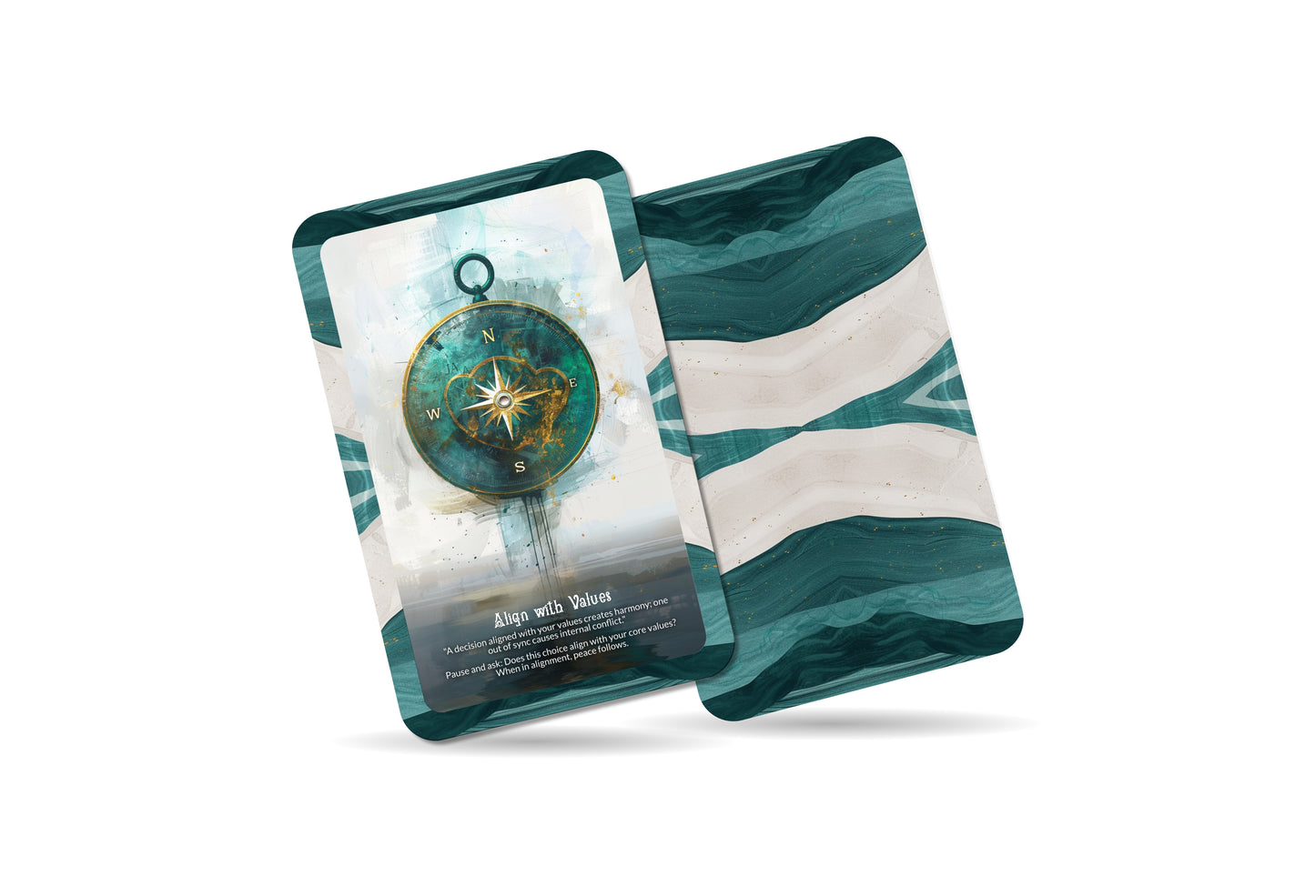 Aligned Decisions Insight Deck – Tune Into Inner Clarity – Make Empowered Choices 22-Card Deck