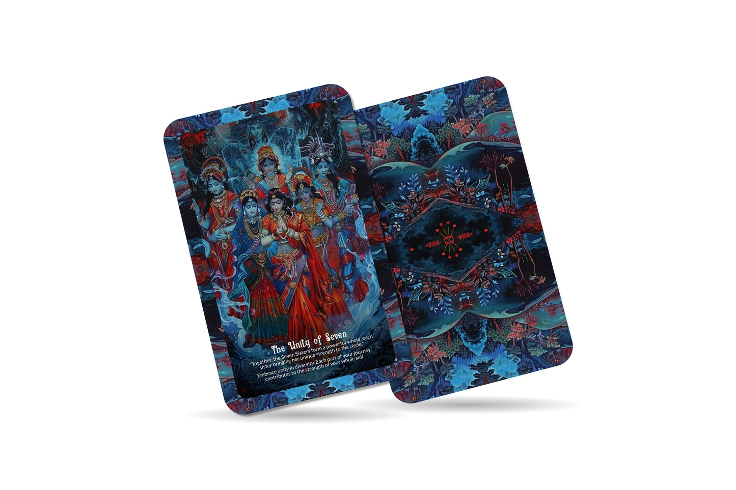 Seven Sisters’ Embrace Oracle: Connect with the celestial wisdom of the Seven Sisters with this 22-card deck, guiding you on a journey of self-love and spiritual growth.