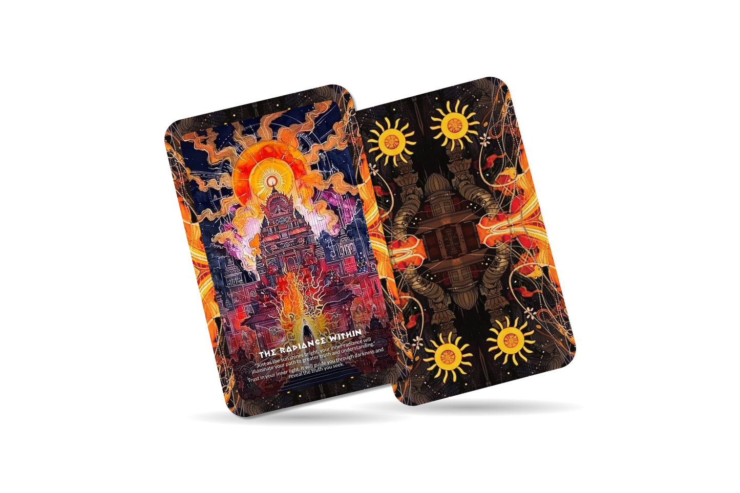 The Keeper of the Sun Temple – A Solar Spirit Oracle Deck – 22 Oracle Cards – Konark’s Divine Light