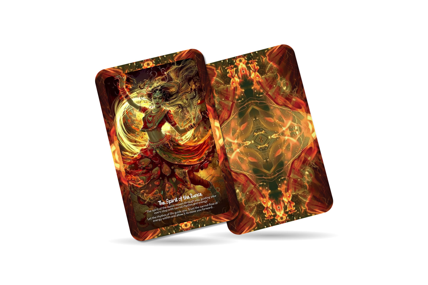 The Bhil Tribe’s Spirit Dancer Madhya Pradesh Oracle: Connect with the vibrant spirit of the Bhil tribe with this 22-card deck, inspiring creativity, self-expression, and cultural heritage.