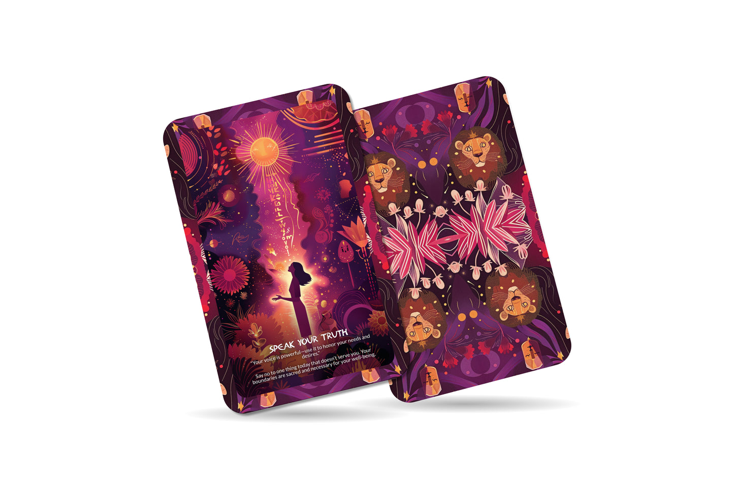 Empowered Woman Oracle – Embody Feminine Strength – Rise Into Your Power & Purpose 22-Card Deck