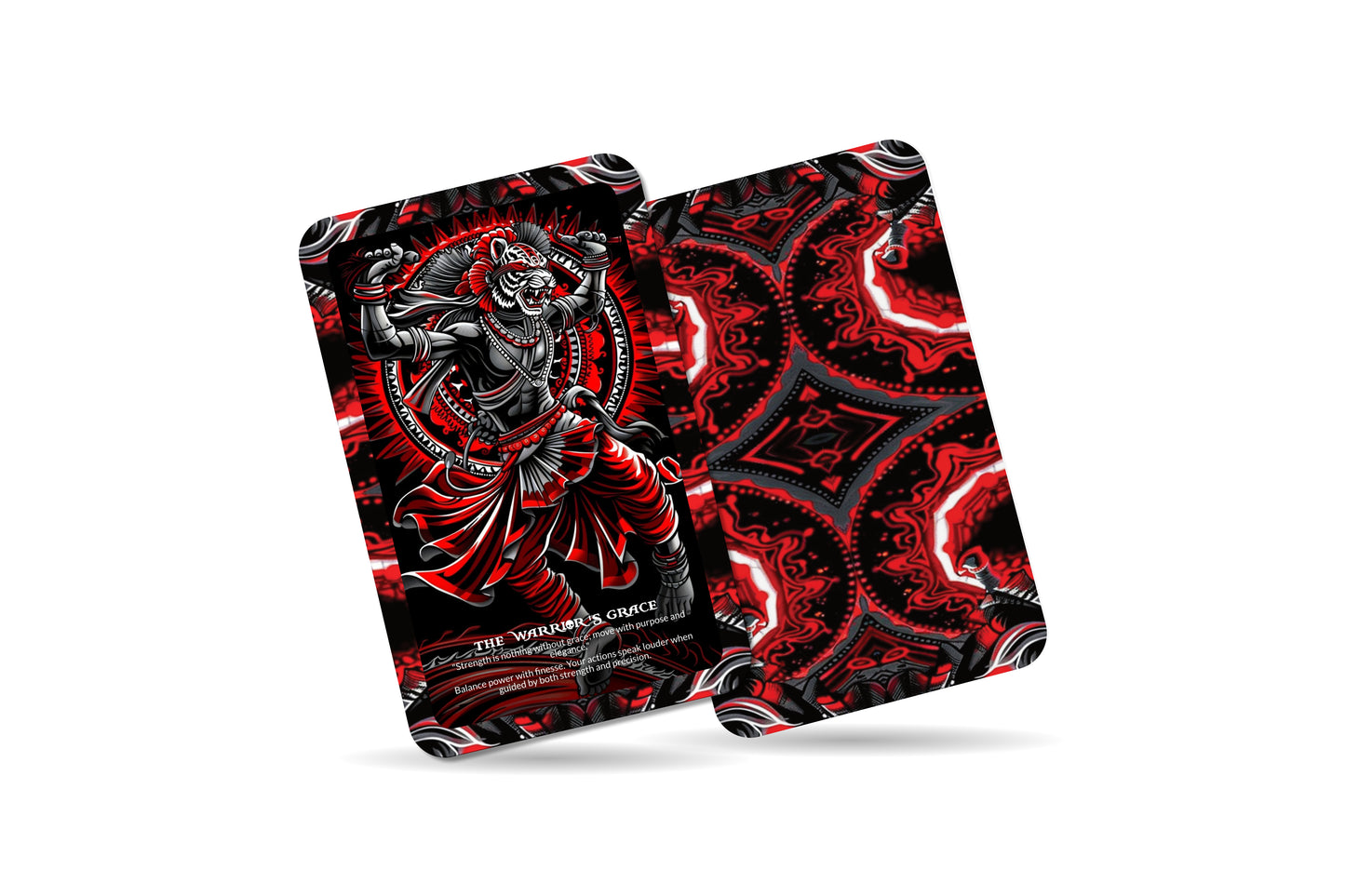 The Dance of the Chhau Warriors – A Ritual Motion Oracle Deck – 22 Oracle Cards – Sacred Steps of Odisha