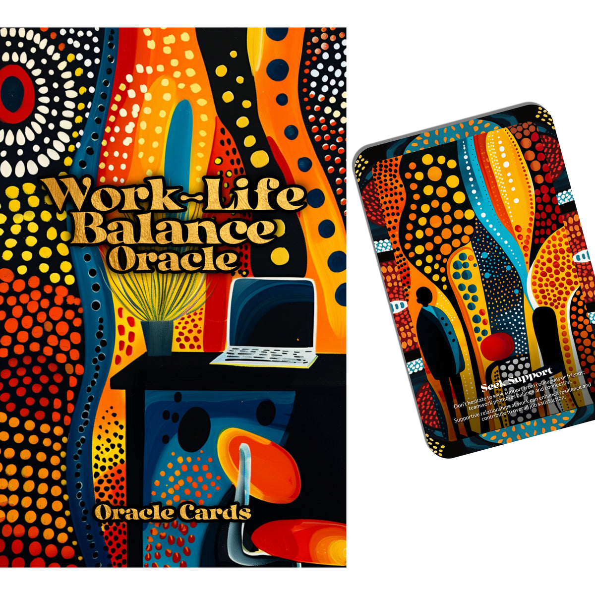 Work-Life Balance Oracle - 22 Oracle Cards - Achieving harmony between work and life - Vision Cards - Divination Tool