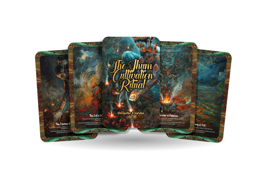 The Jhum Cultivation Ritual – A Sacred Land Oracle Deck – 22 Oracle Cards – Tribal Earth Wisdom of the Northeast
