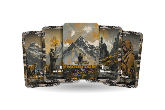 Top of the Mountain - Major Arcana - A unique spiritual journey - Achieving clarity and enlightenment from the highest peaks.