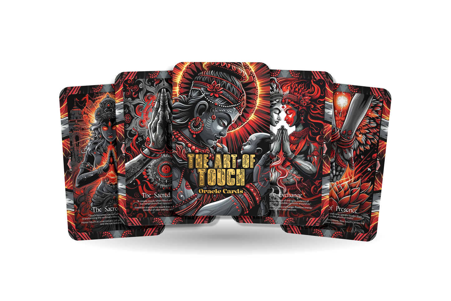 The Art of Touch Oracle: Nurture your sense of touch and connection with this 22-card deck, inspiring intimacy, compassion, and self-love.