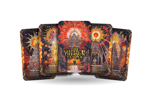 The Keeper of the Sun Temple – A Solar Spirit Oracle Deck – 22 Oracle Cards – Konark’s Divine Light