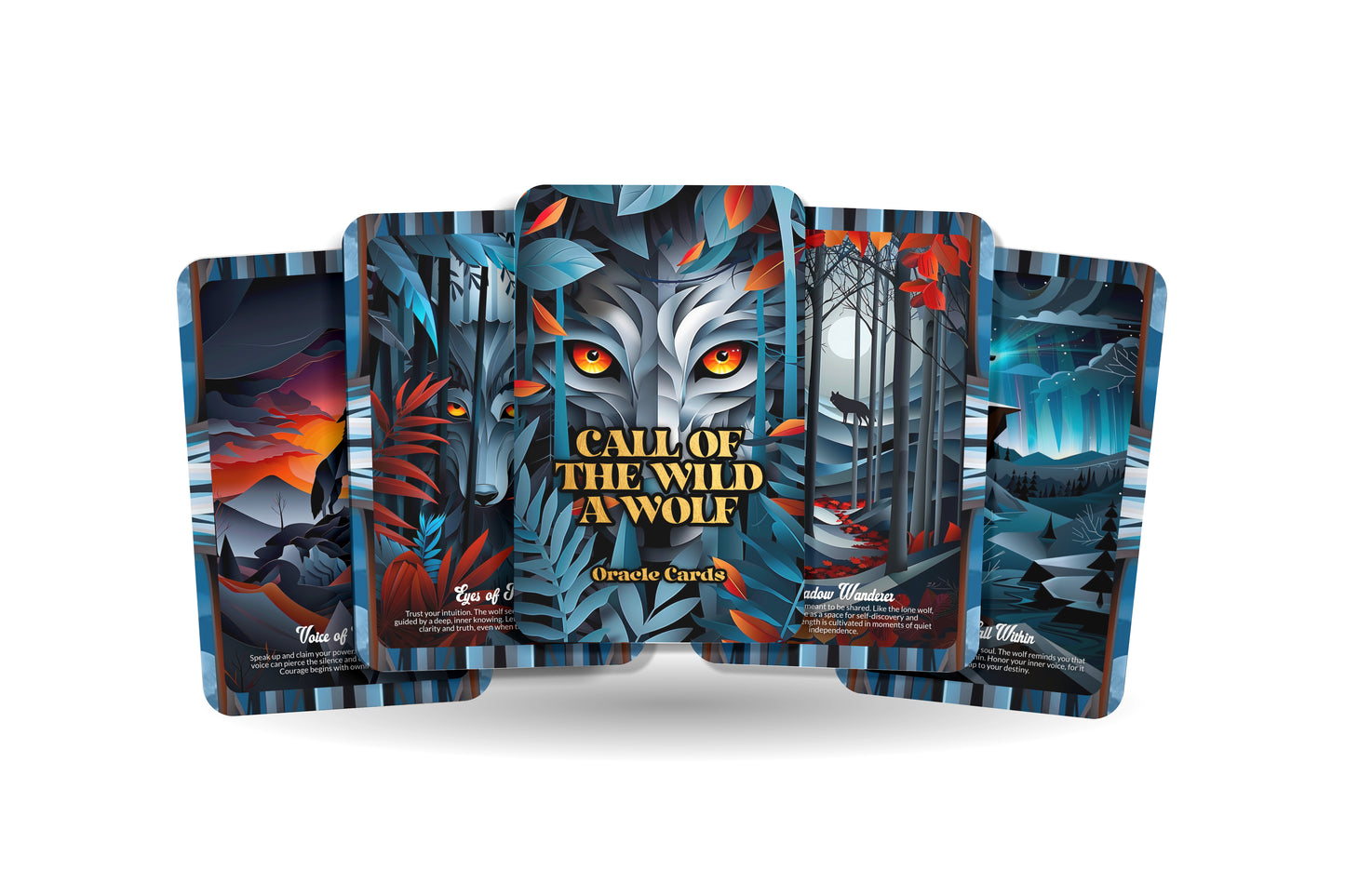 Call of the Wild – A Wolf Oracle - 22 Oracle Cards - Connect With the Spirit of Loyalty and Freedom