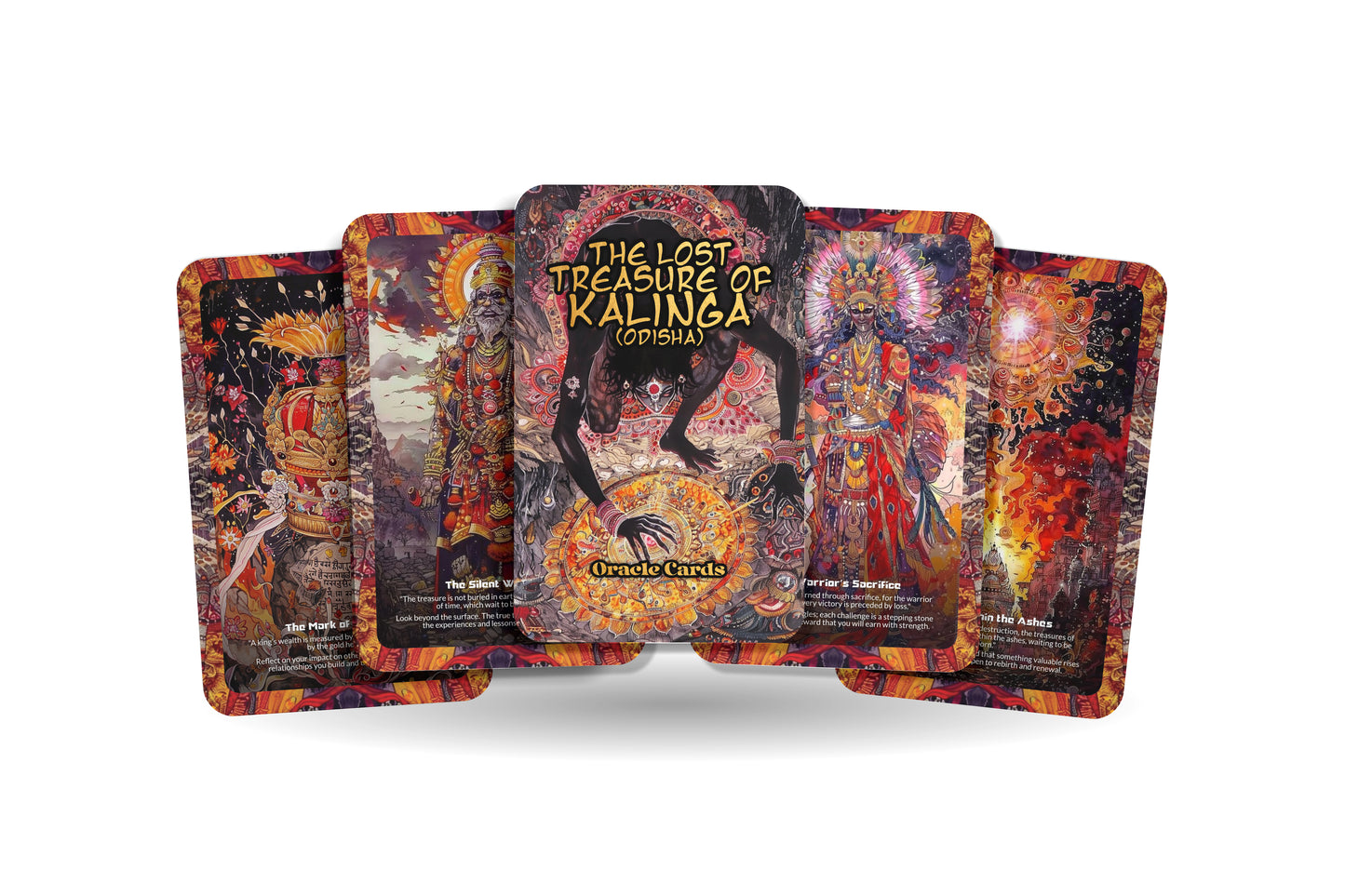 The Lost Treasure of Kalinga – A Sacred War Oracle Deck – 22 Oracle Cards – Odisha’s Spirit of Resistance