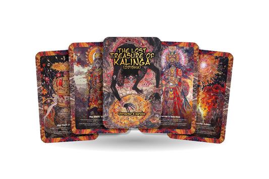 The Lost Treasure of Kalinga – A Sacred War Oracle Deck – 22 Oracle Cards – Odisha’s Spirit of Resistance