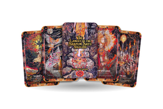 The Lament of the Shapum Satu – A Spirit Mourning Oracle Deck – 22 Oracle Cards – Nagaland’s Ghostly Lore