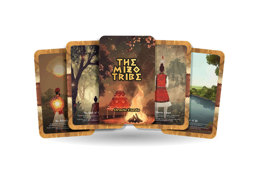 The Mizo Tribe Oracle – A Highland Spirit Oracle Deck – 22 Oracle Cards – Sacred Wisdom of Mizoram