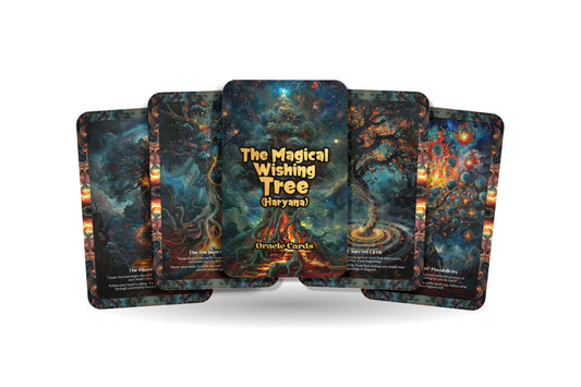 The Magical Wishing Tree – A Desire Manifestation Oracle Deck – 22 Oracle Cards – Haryana’s Kalpavriksha Spirit
