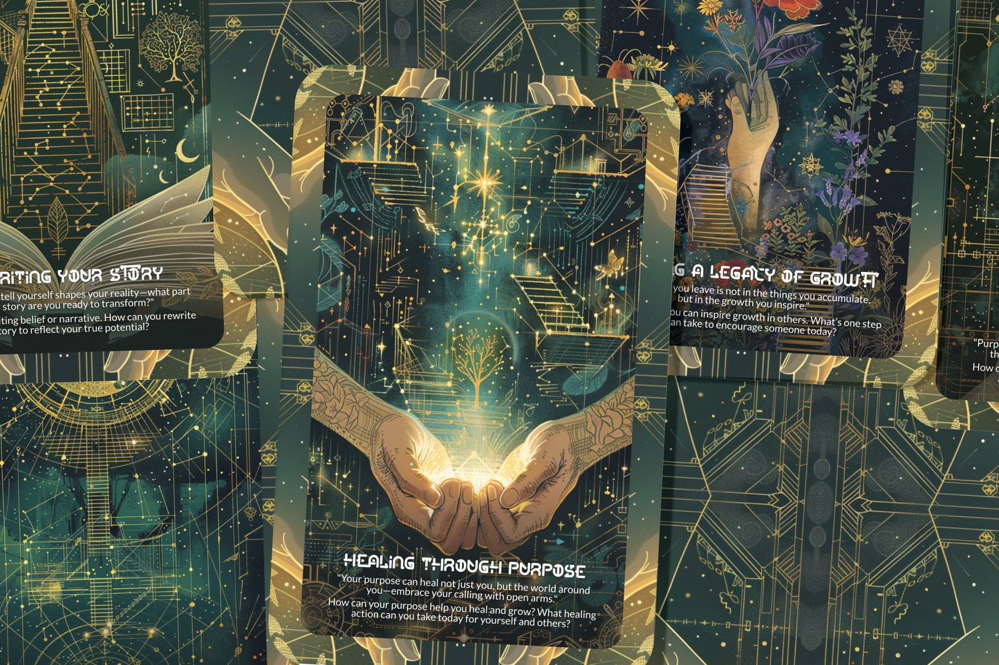 Purpose & Legacy Vision Deck – Live With Intention – Define Your Path & Life Mission 22-Card Deck