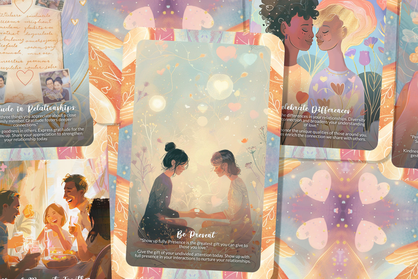 Love & Connection Oracle – Deepen Romantic Bonds – Heartfelt Wisdom & Spiritual Love 22-Card Deck