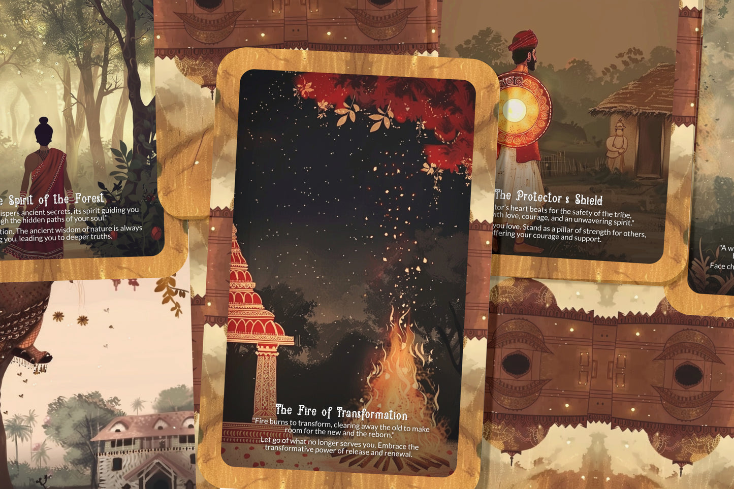 The Mizo Tribe Oracle – A Highland Spirit Oracle Deck – 22 Oracle Cards – Sacred Wisdom of Mizoram