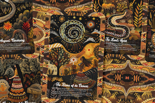 The Rainbow Serpent - 22 Oracle Cards - Awaken Creation and Sacred Ancestral Energy