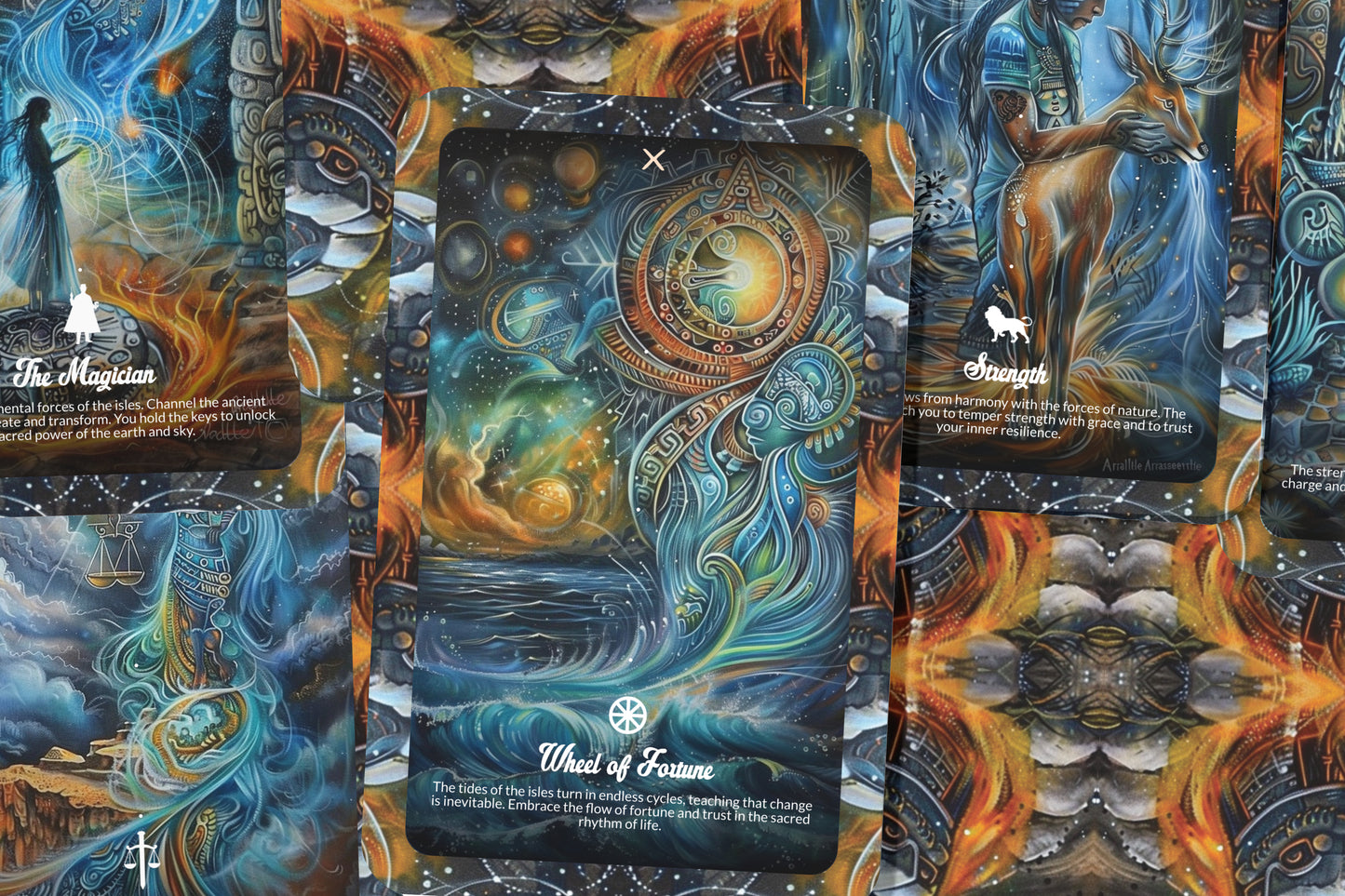 The Ancient Isles Tarot - Major Arcana - Navigate the Waters of Time - Discovery and Reflection