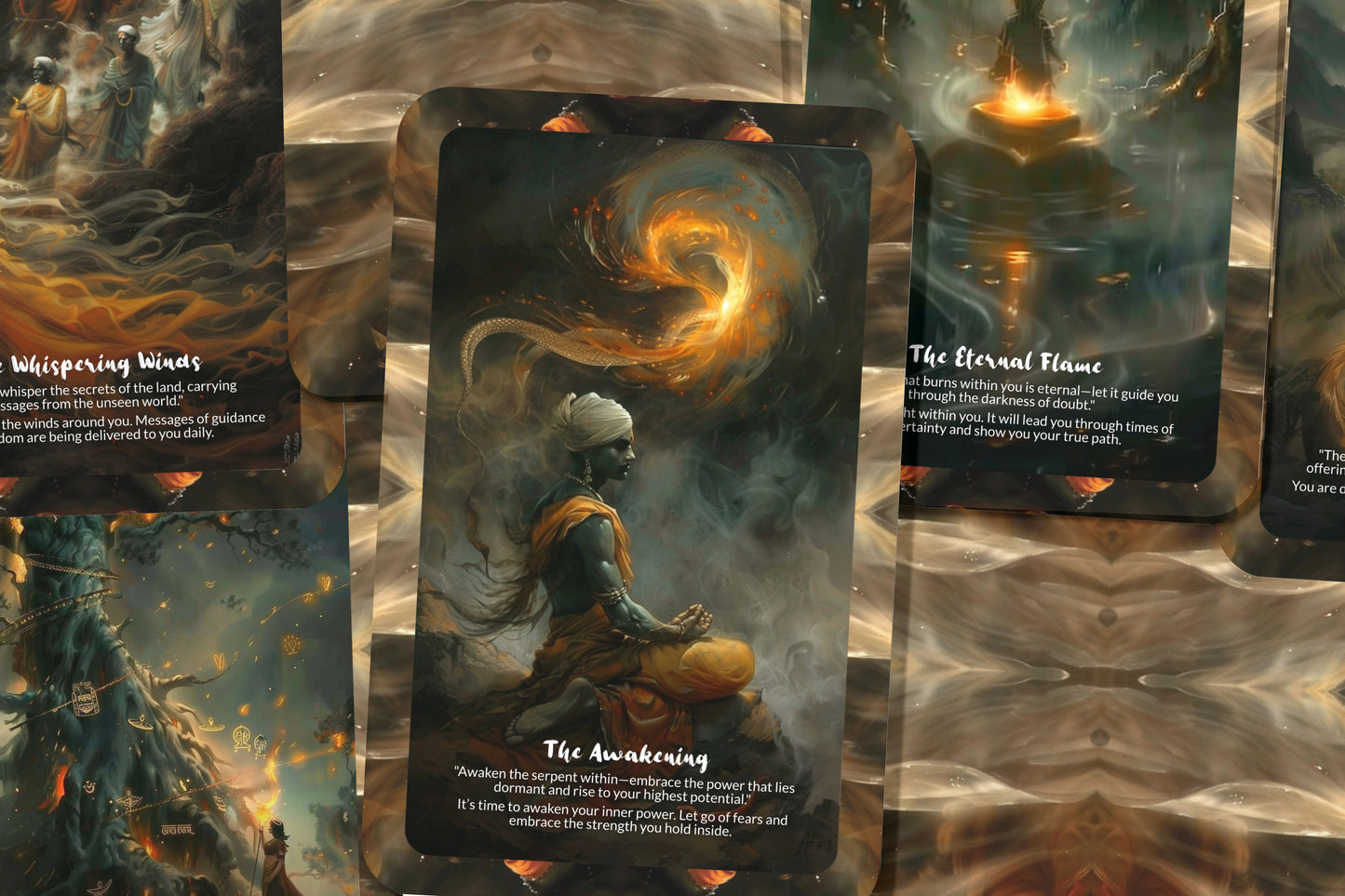 The Mystic Naga Hills Oracle – A Sacred Geography Divination Deck – 22 Oracle Cards – North East India’s Spirit Realm