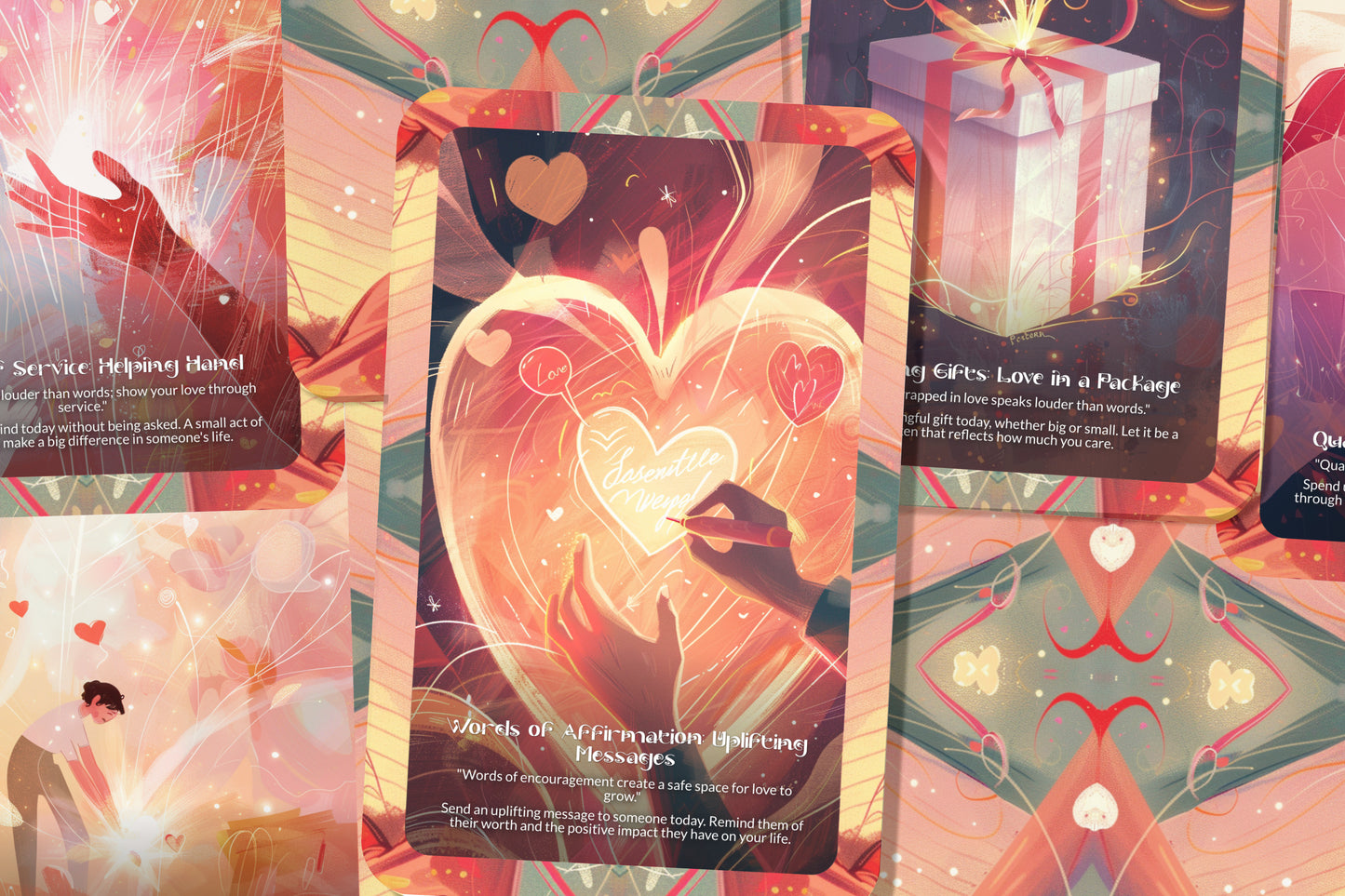 Love Language Activation Deck – Express Love Clearly – Strengthen Your Relationship Dynamic 22-Card Deck