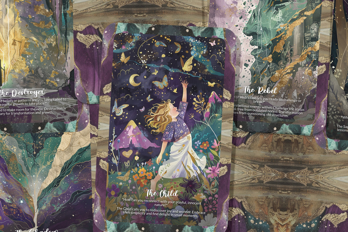 Archetypes of Growth & Change – Embrace Evolution – Journey Through Life’s Shifting Patterns 22-Card Deck